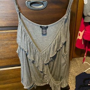 Cropped ruffled cami!!